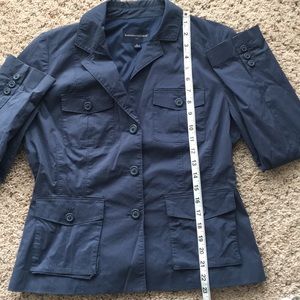 Banana Republic Blazer Jacket Sz 8 /Sz M, Navy